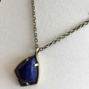 Cory Lapis Pendant Necklace